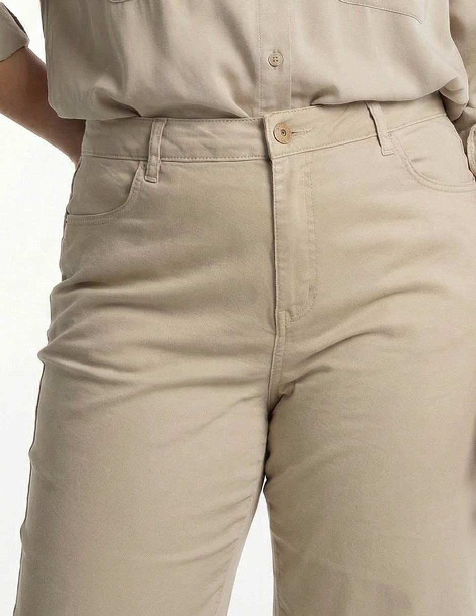 Pantalón capri regular para mujer 4