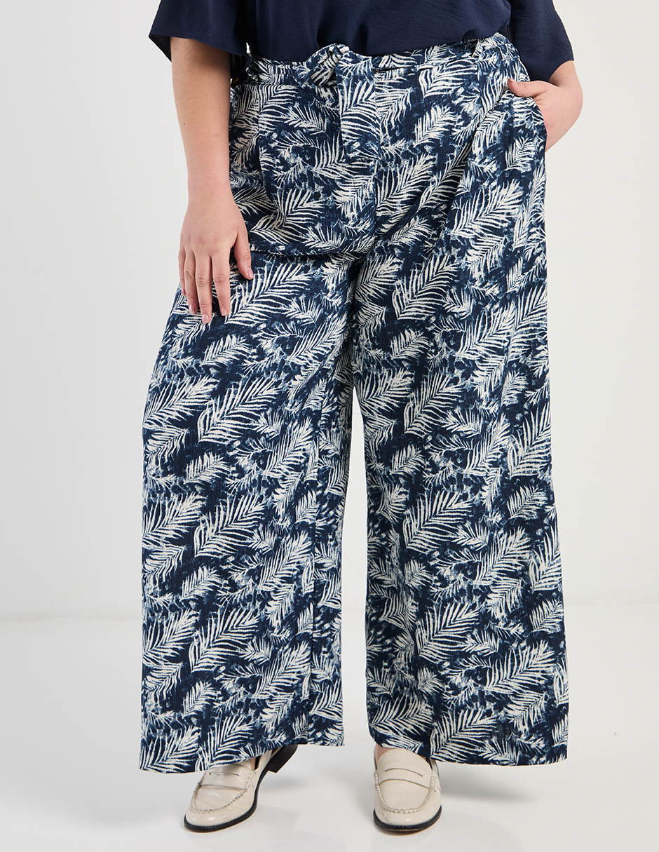 Pantalón relaxed amplio para mujer