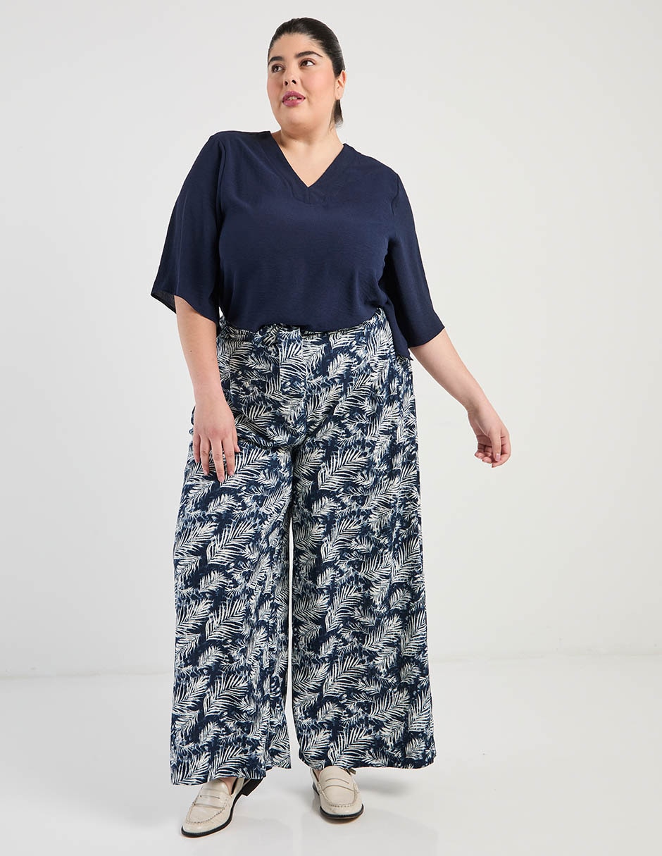 Pantalón relaxed amplio para mujer 2