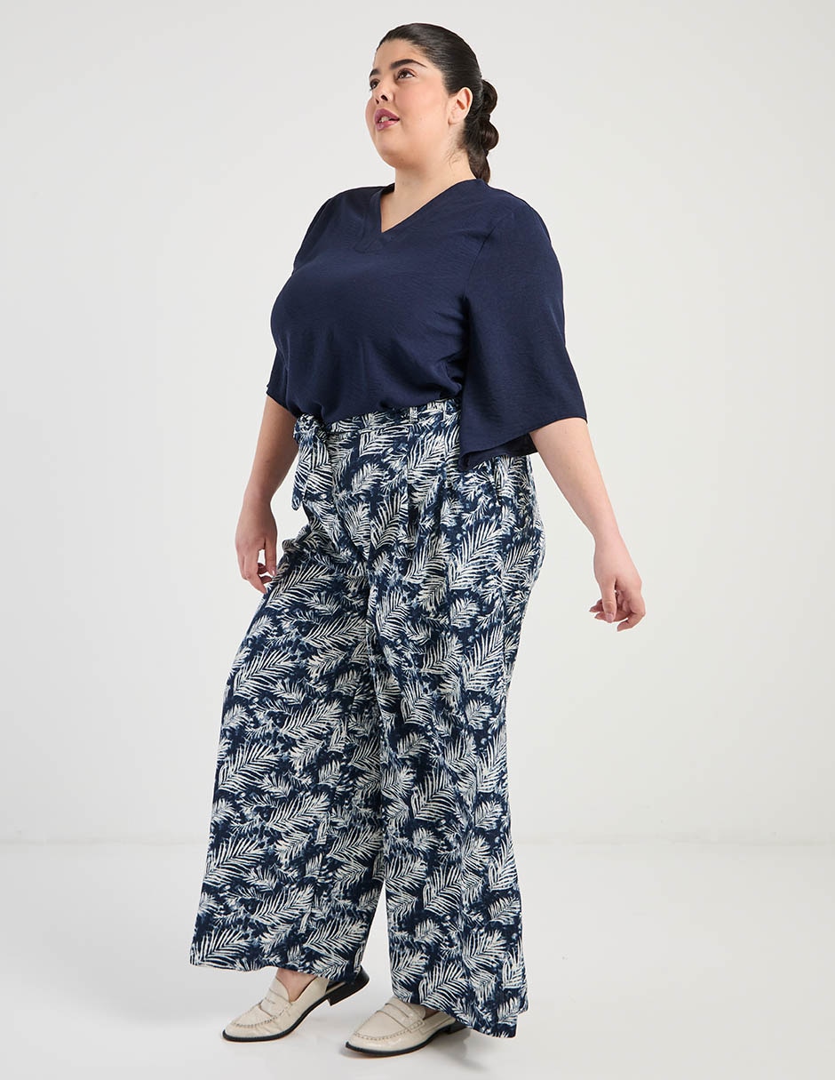 Pantalón relaxed amplio para mujer 3