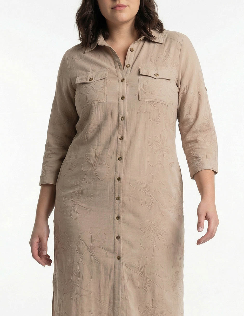 Vestido midi casual para mujer 4