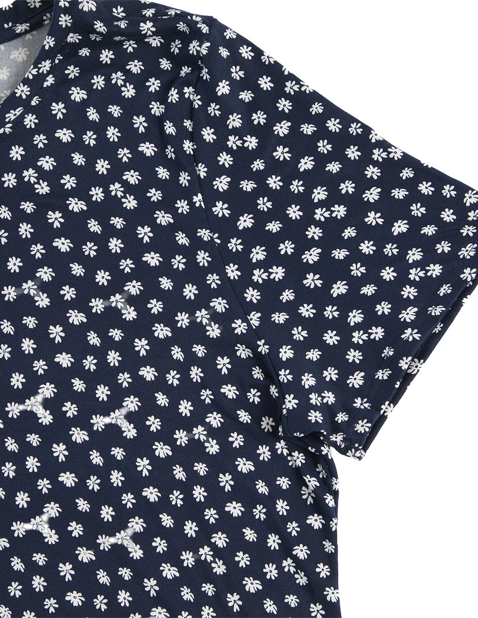 Playera manga corta cuello redondo para mujer 6