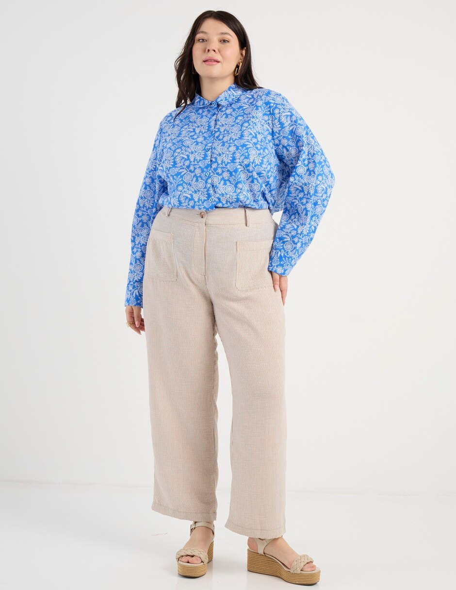 Pantalón relaxed straight para mujer 2