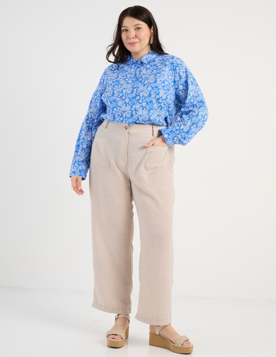 Pantalón relaxed straight para mujer 3