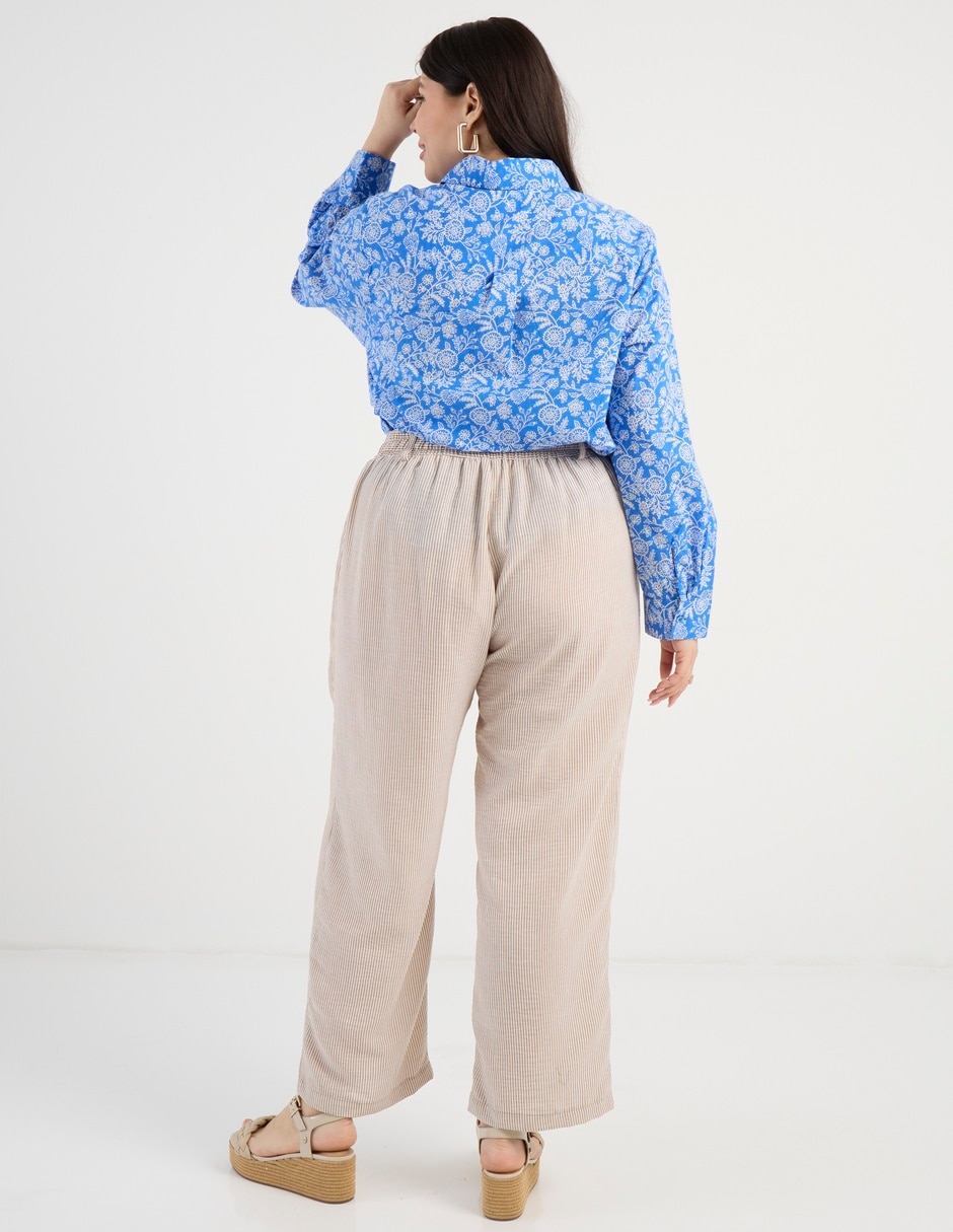 Pantalón relaxed straight para mujer 6