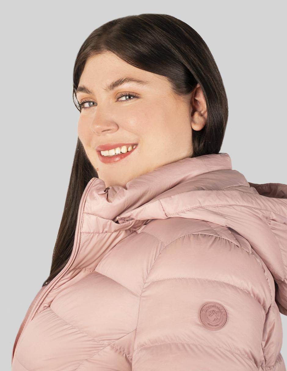 "chamarra" capitonada greenlander no impermeable "de" poliéster "para mujer"