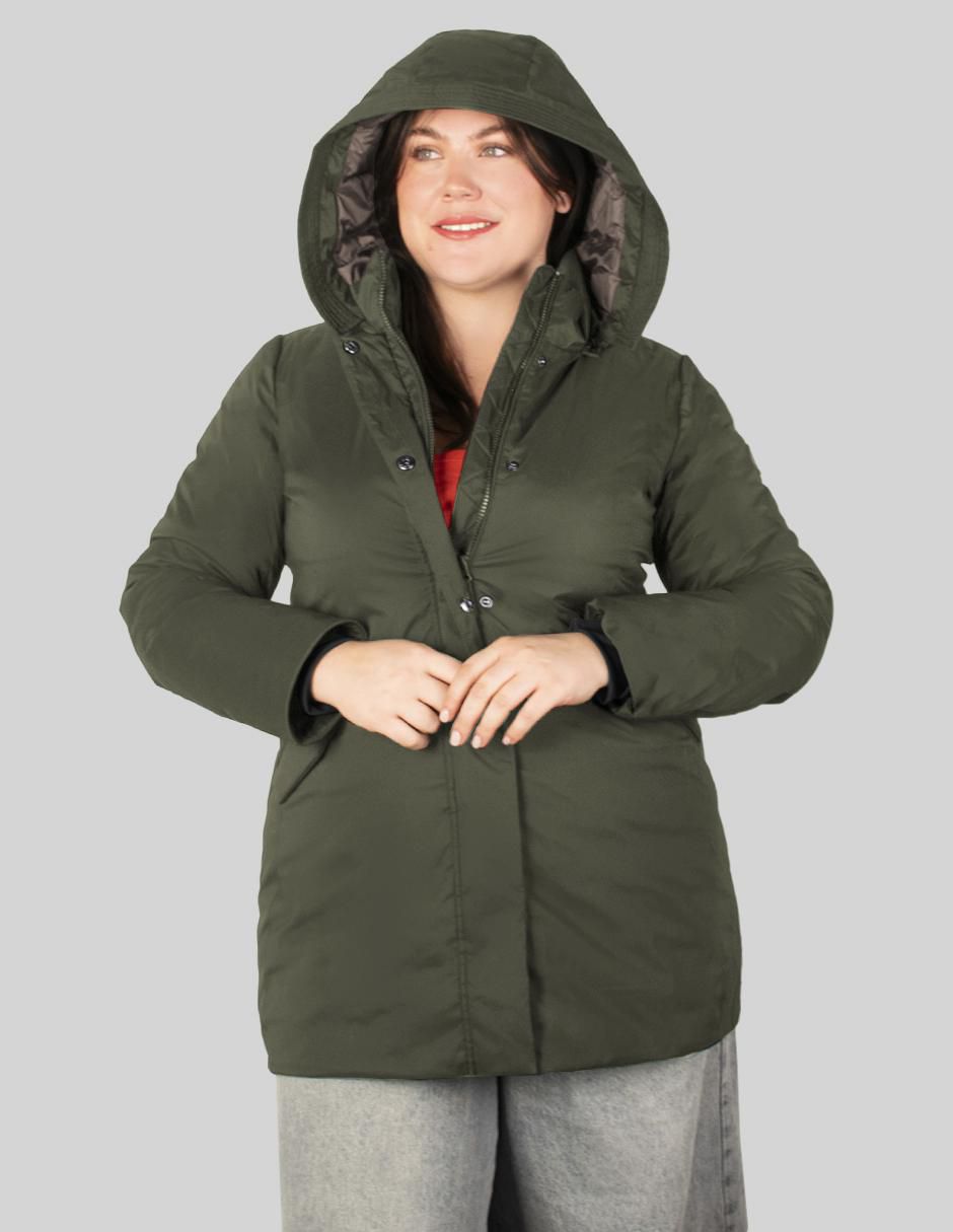 "chamarra" parka greenlander sin familia o colección no impermeable "de" poliéster "para mujer"