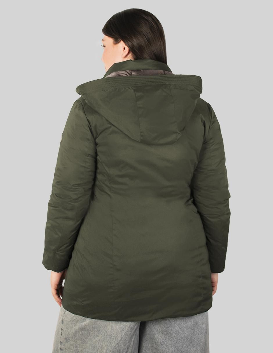 "chamarra" parka greenlander sin familia o colección no impermeable "de" poliéster "para mujer"