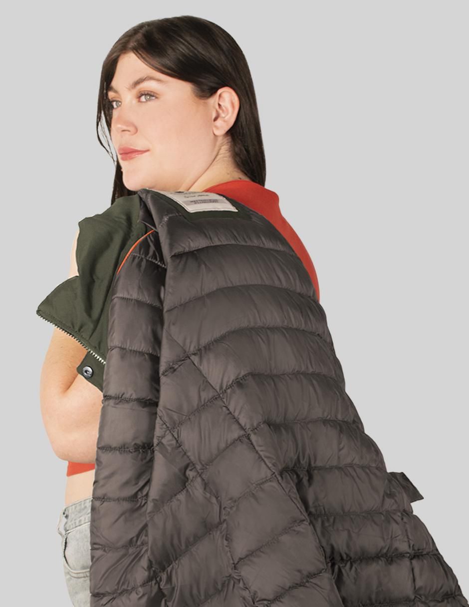 "chamarra" parka greenlander sin familia o colección no impermeable "de" poliéster "para mujer"