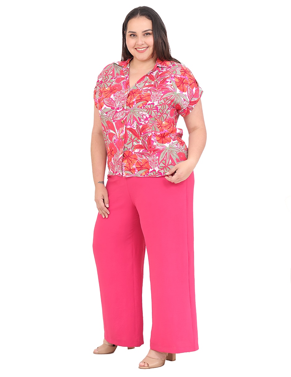 Blusa Grupo Bromelia manga corta para mujer 6