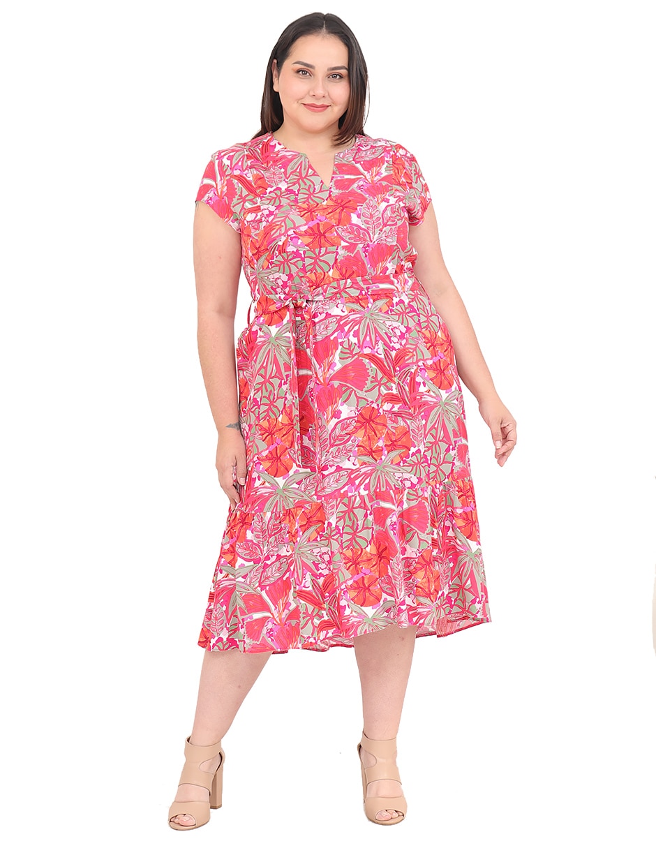 Vestido 3/4 casual Grupo Bromelia para mujer 6