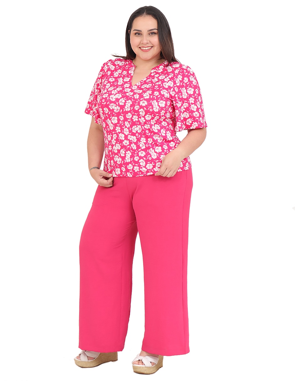 Blusa Grupo Bromelia manga corta para mujer 6