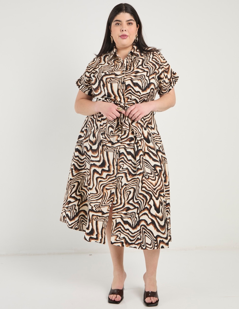 Vestido midi casual para mujer