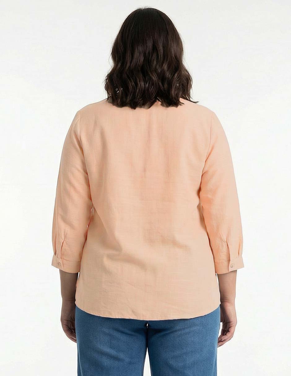 Blusa manga al codo para mujer 10