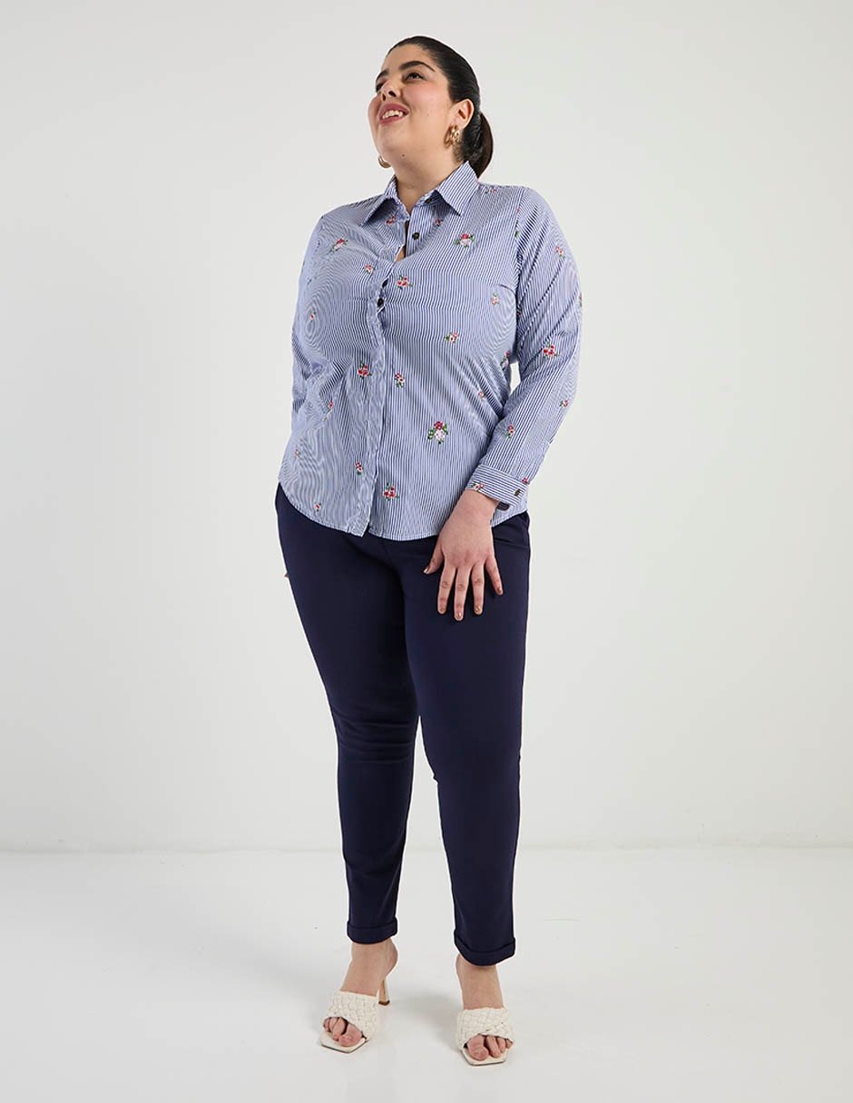 Pantalón slim para mujer 2
