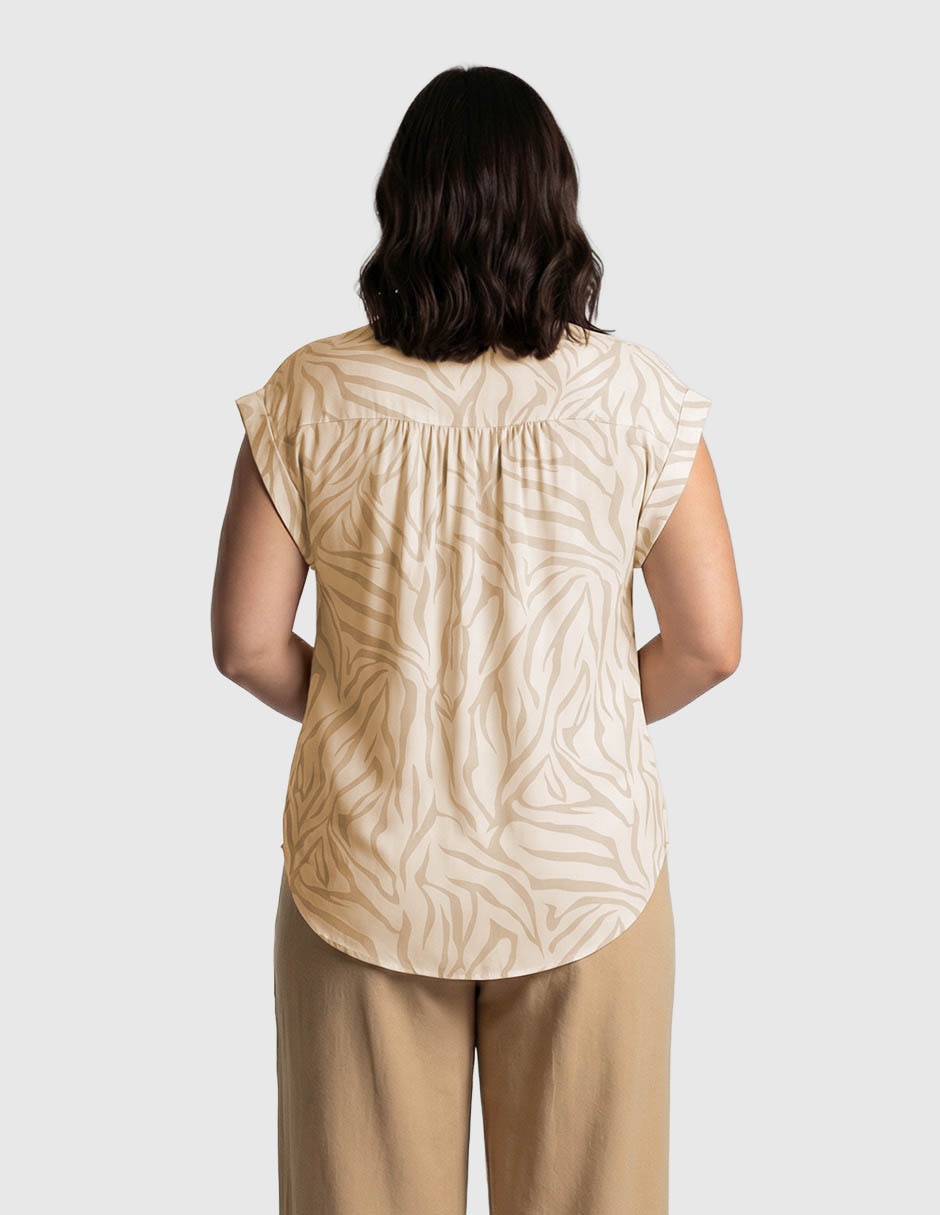 Blusa manga corta para mujer 2