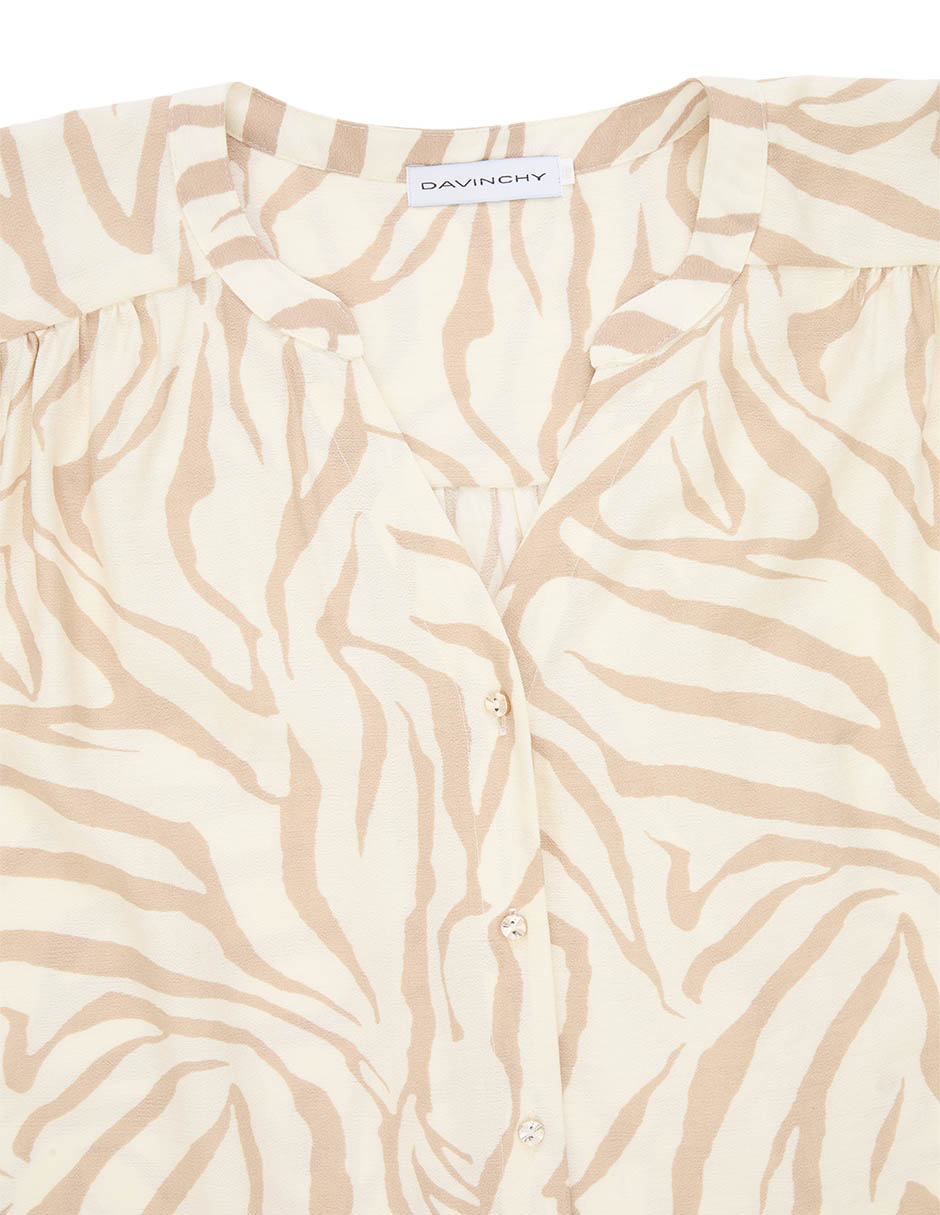 Blusa manga corta para mujer 5