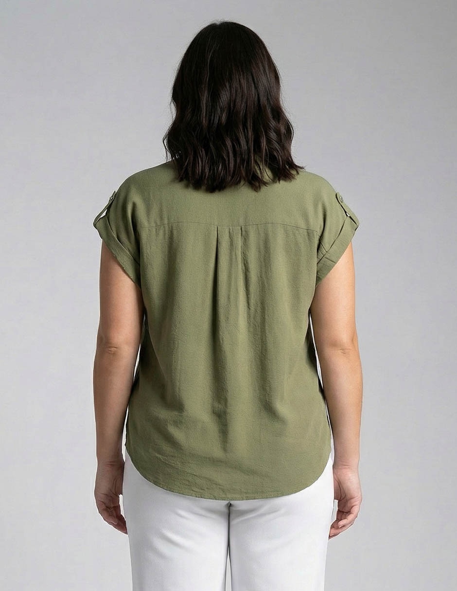 Blusa manga corta para mujer 2