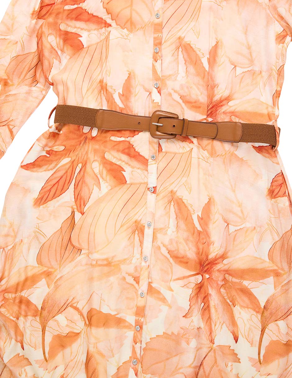 VESTIDO DAVINCHY 173286X, 2X, NARANJA
