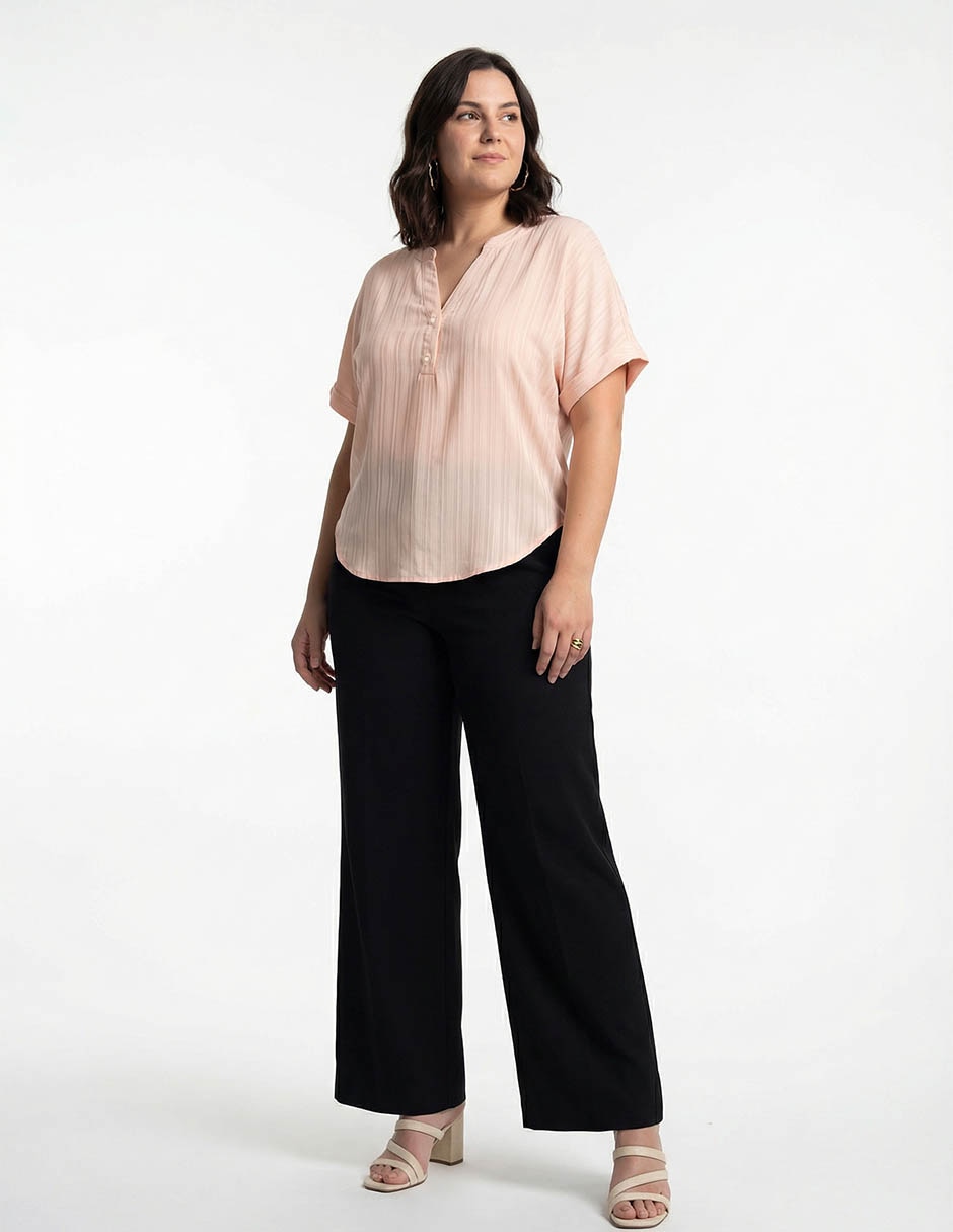 Blusa manga corta para mujer 11