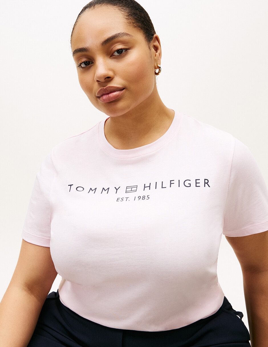 Playera manga corta cuello redondo para mujer 2