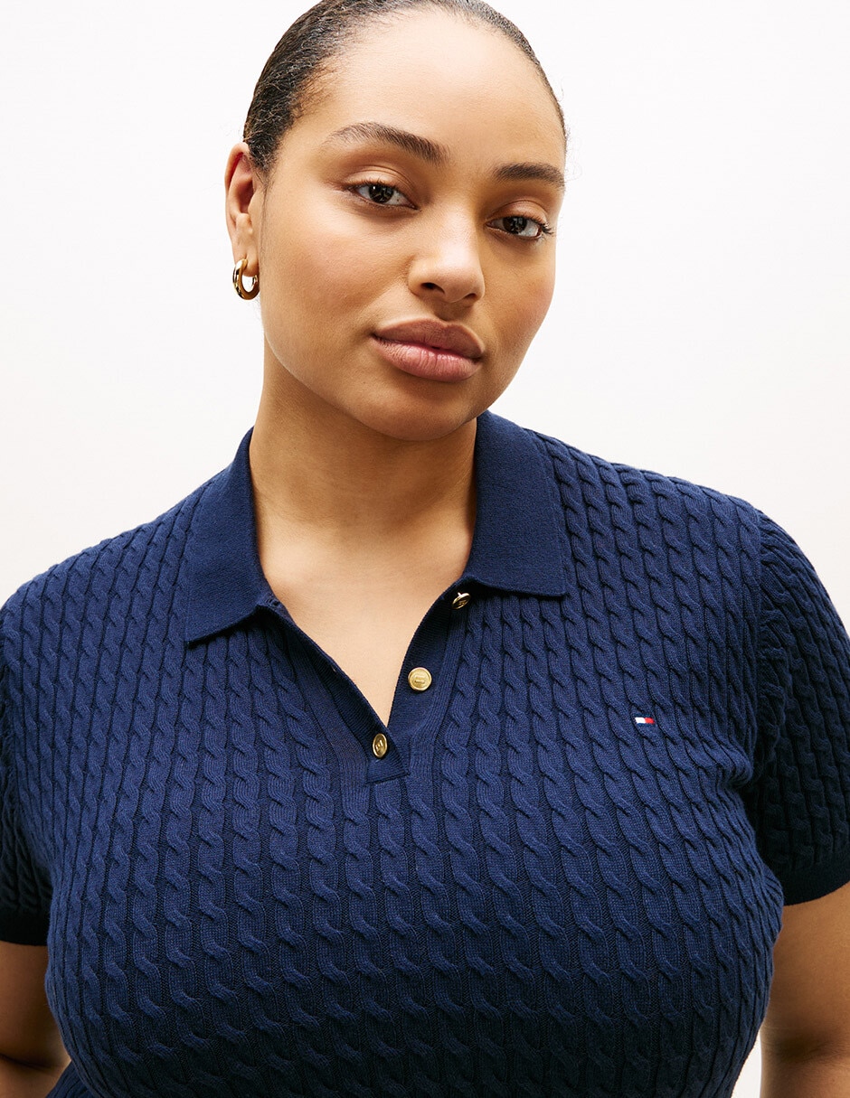 Playera tipo polo para mujer 5