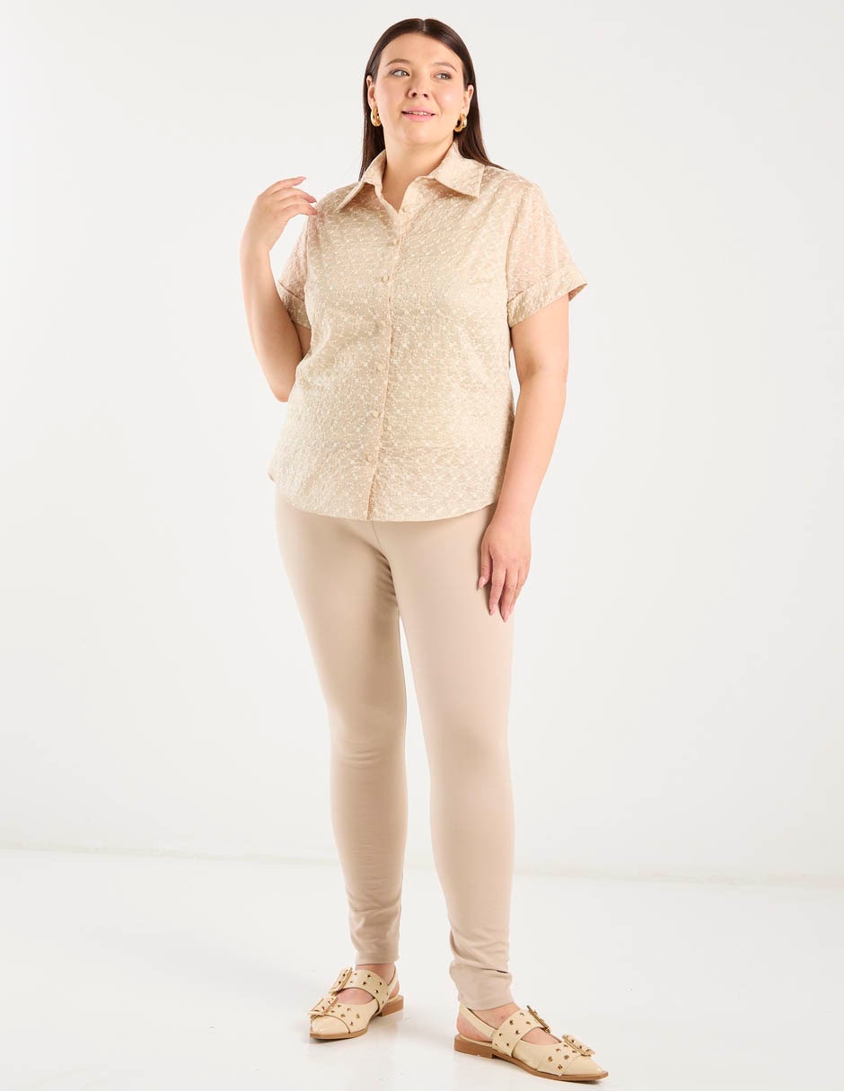 Legging a la cintura con elástico para mujer 13