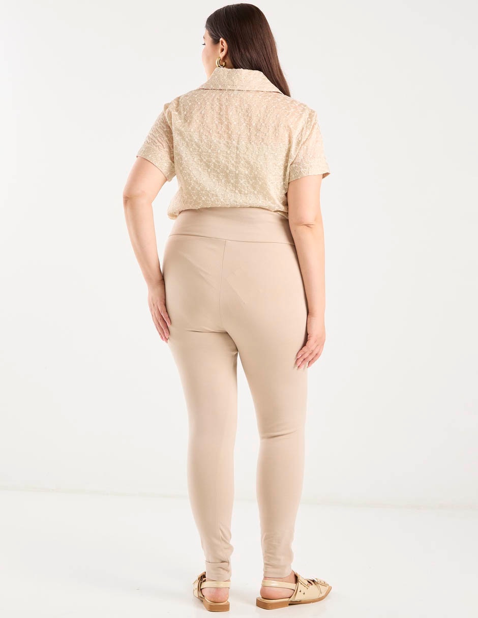 Legging a la cintura con elástico para mujer 16