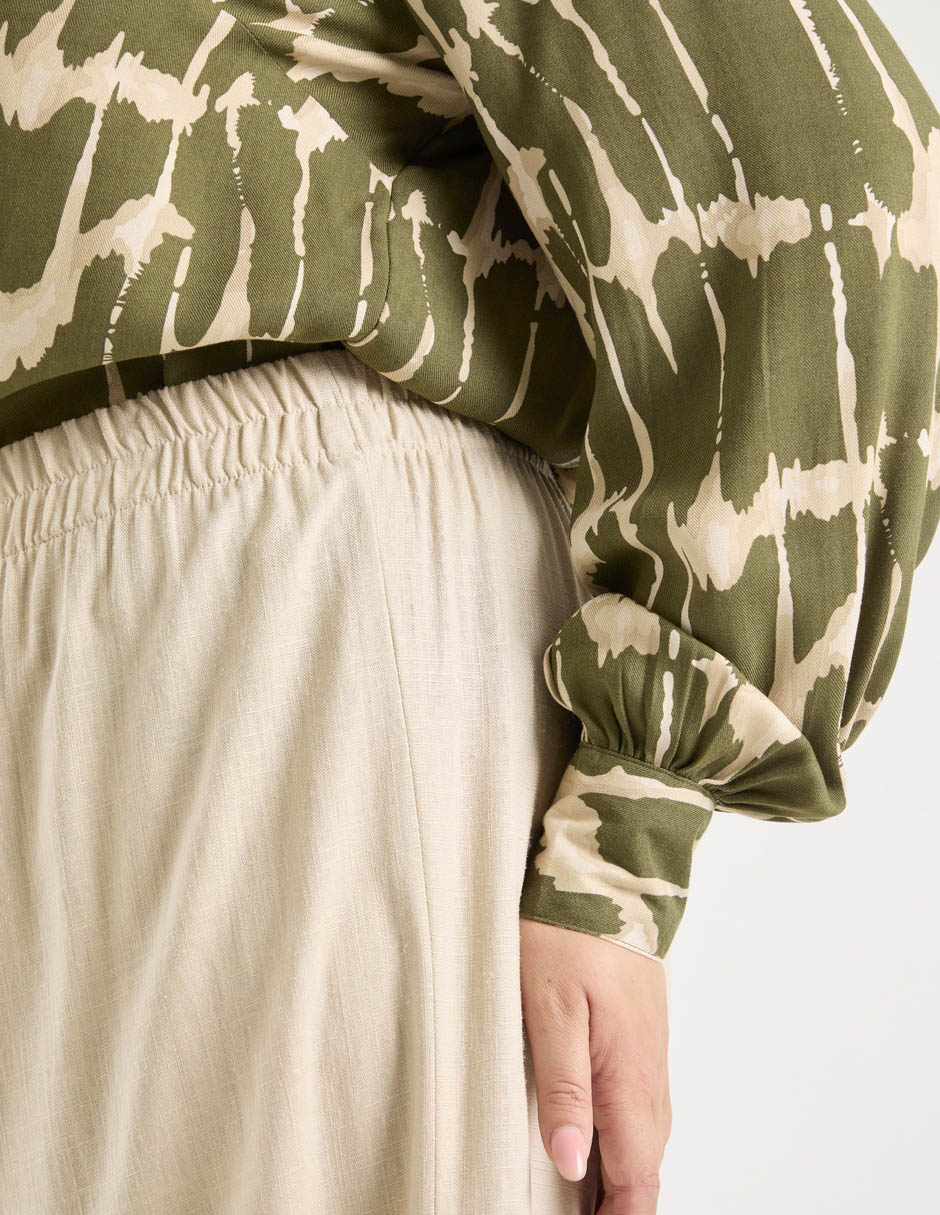 Pantalón regular amplio para mujer 20