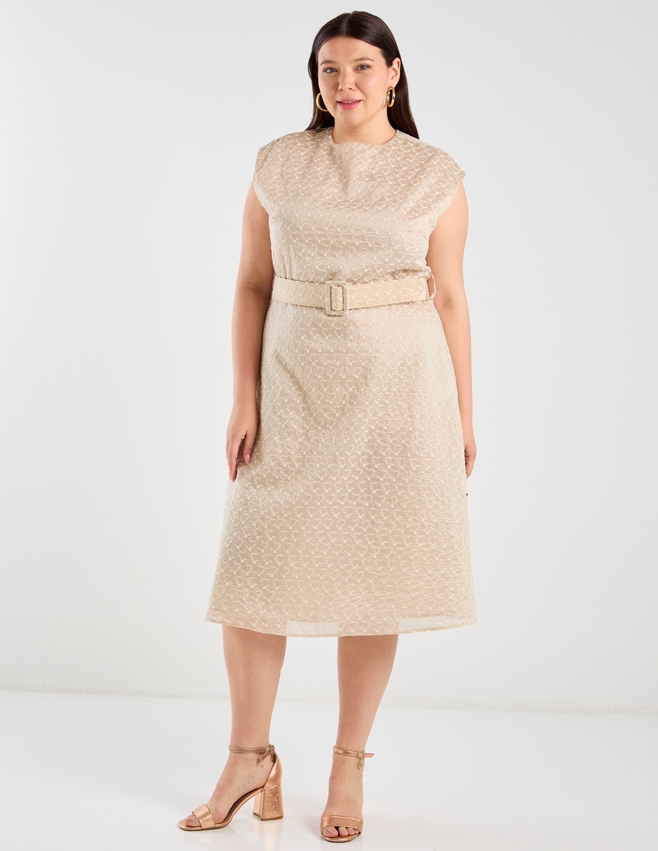 Vestido midi casual para mujer