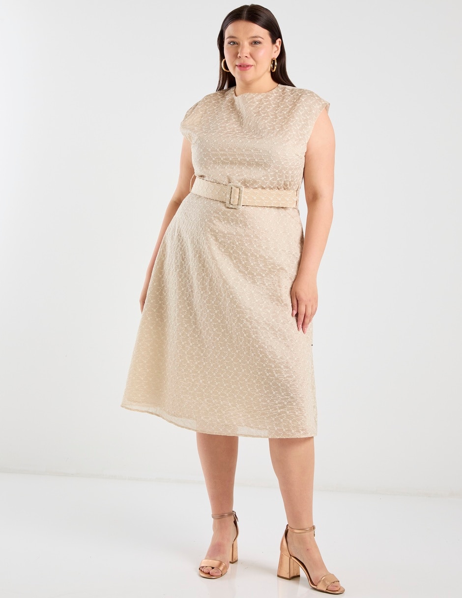 Vestido midi casual para mujer 8