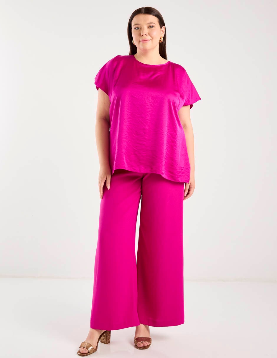 Blusa manga corta para mujer 7