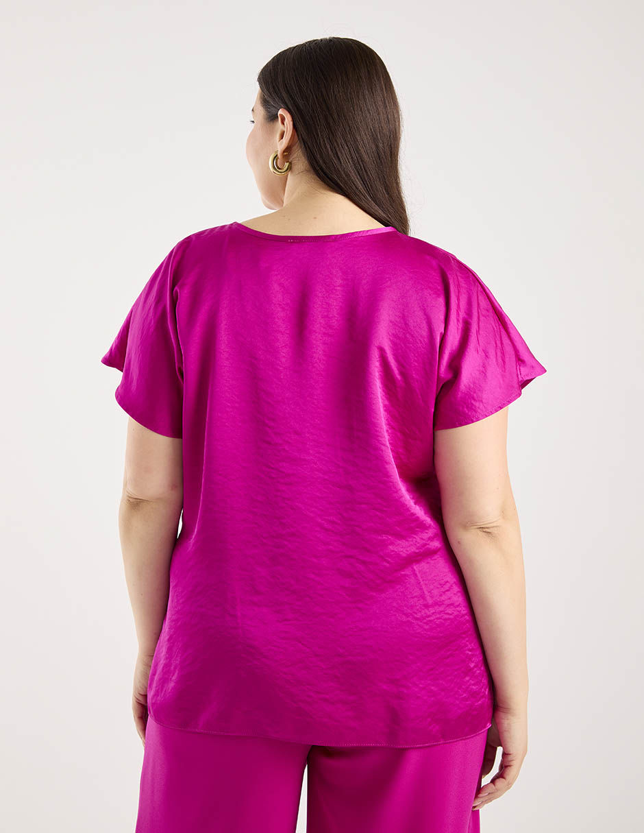 Blusa manga corta para mujer 10