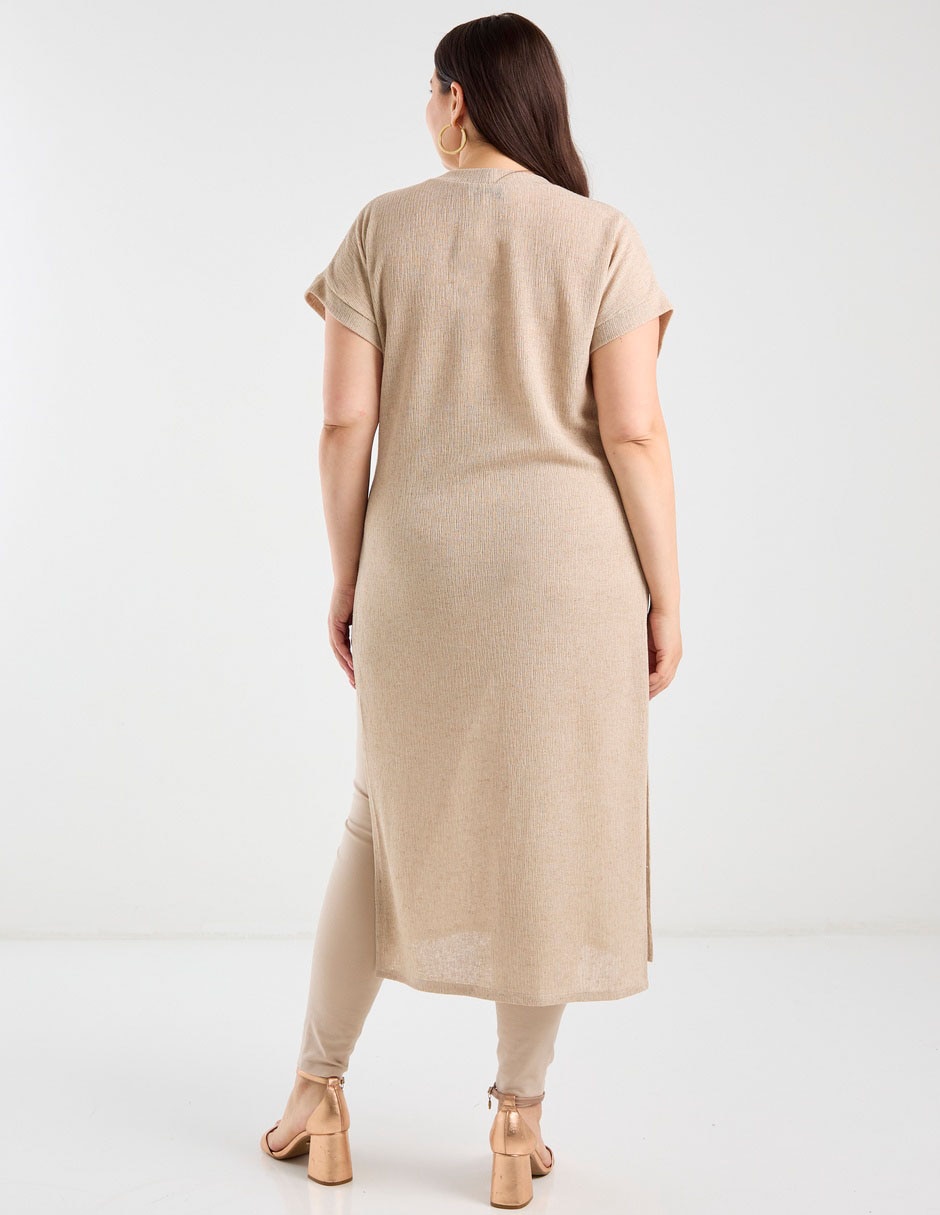 Blusa túnica manga corta para mujer 15