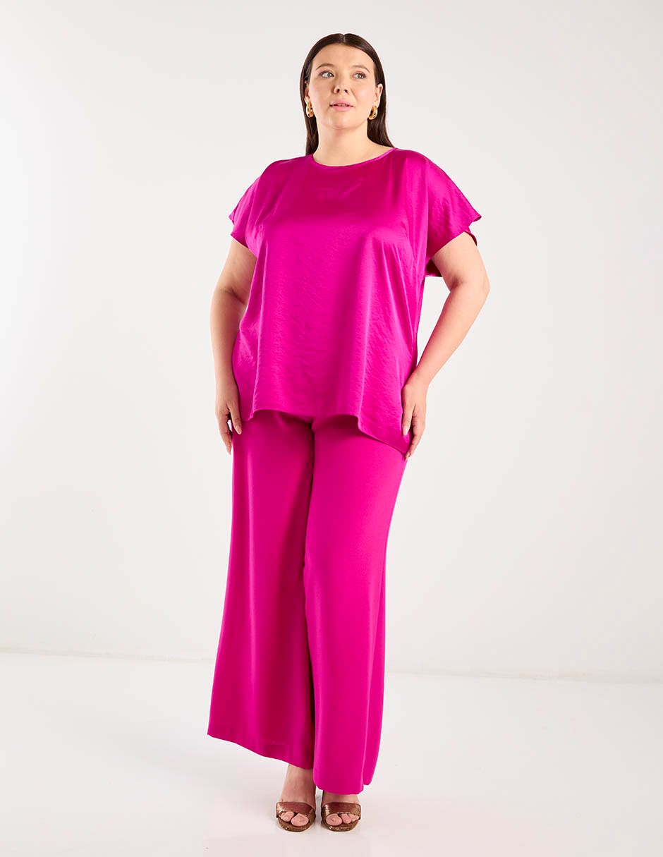 Pantalón relaxed amplio para mujer 12