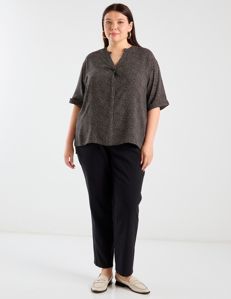 Blusa ninguno "manga" corta "para mujer" 12
