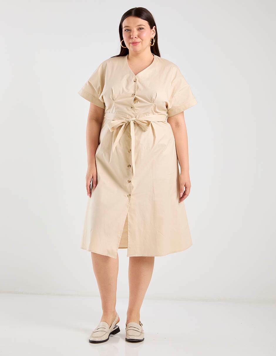 Vestido midi casual para mujer Vestido midi casual para mujer