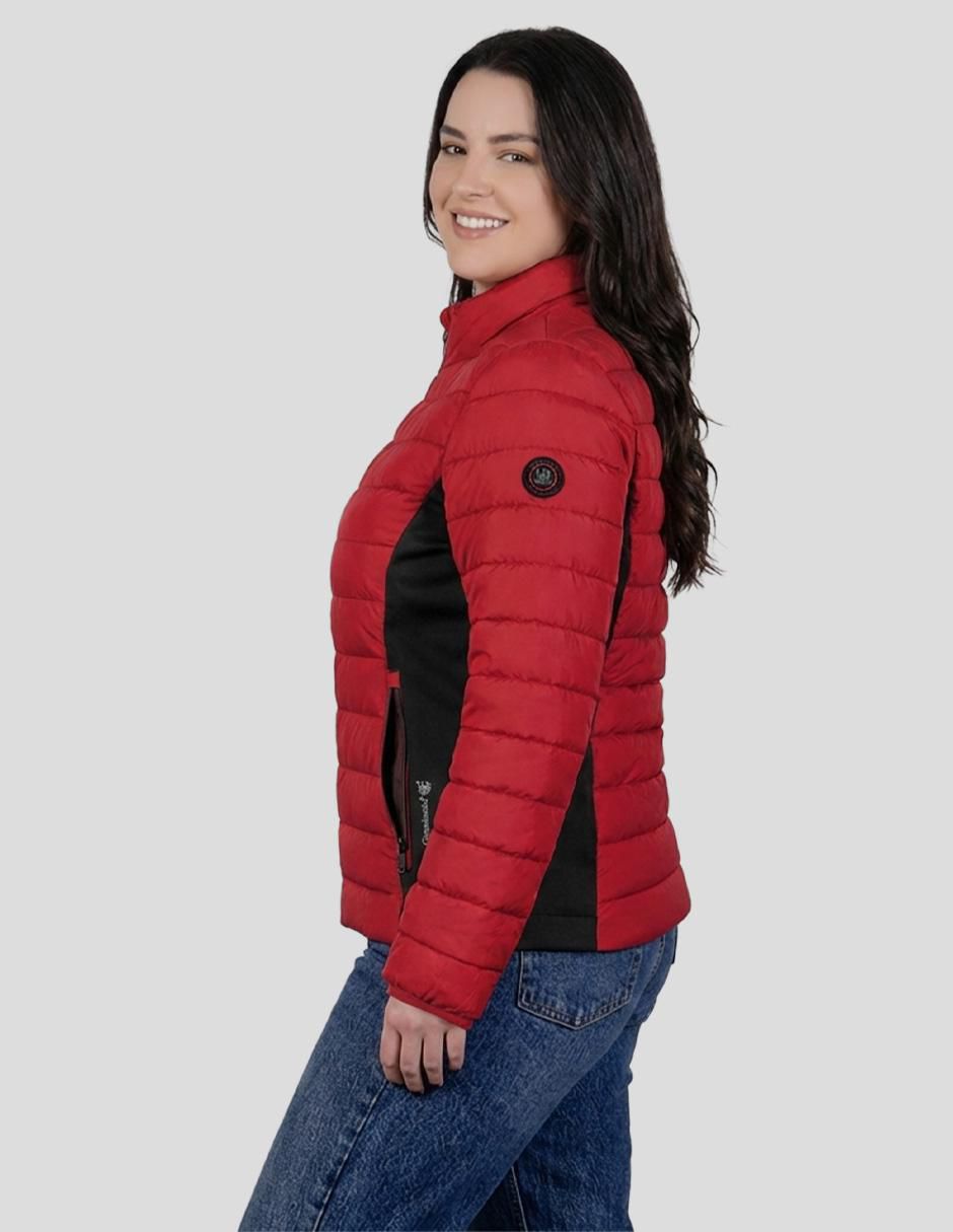 "chamarra" capitonada greenlander no impermeable "de" poliéster "para mujer"